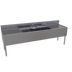 Thumbnail image #1 for Glastender Four-Compartment Underbar Sink Unit with Left and Right Drainboards, 96 Inch W x 24 Inch D