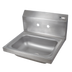 Thumbnail image #1 for John Boos Pro-Bowl Wall-Mount Stainless Steel Single Bowl Hand Sink, 14 x 10 x 5 Inch Bowl