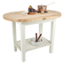 Thumbnail image #1 for John Boos Boos Block Elliptical C-Table, 72 x 30 x 35 Inch, 1-1/2 Inch Maple Butcher Block Top
