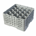 Thumbnail image #2 for Cambro Camrack Full-Size 20-Compartment Glass Rack, Soft Gray