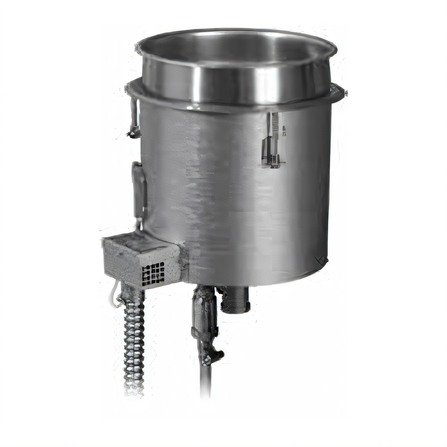 Product image #1 for Hatco HWBI-4QTD Round 4-Quart Insulated Drop-In Heated Well with Drain