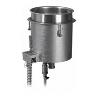 Hatco HWBI-4QTD Round 4-Quart Insulated Drop-In Heated Well with Drain
