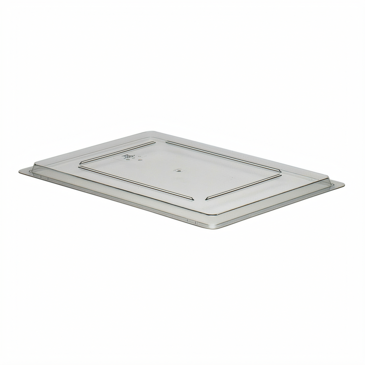 Product image #1 for Cambro Camwear Flat Clear Polycarbonate Food Storage Cover for 18 x 26 Food Boxes