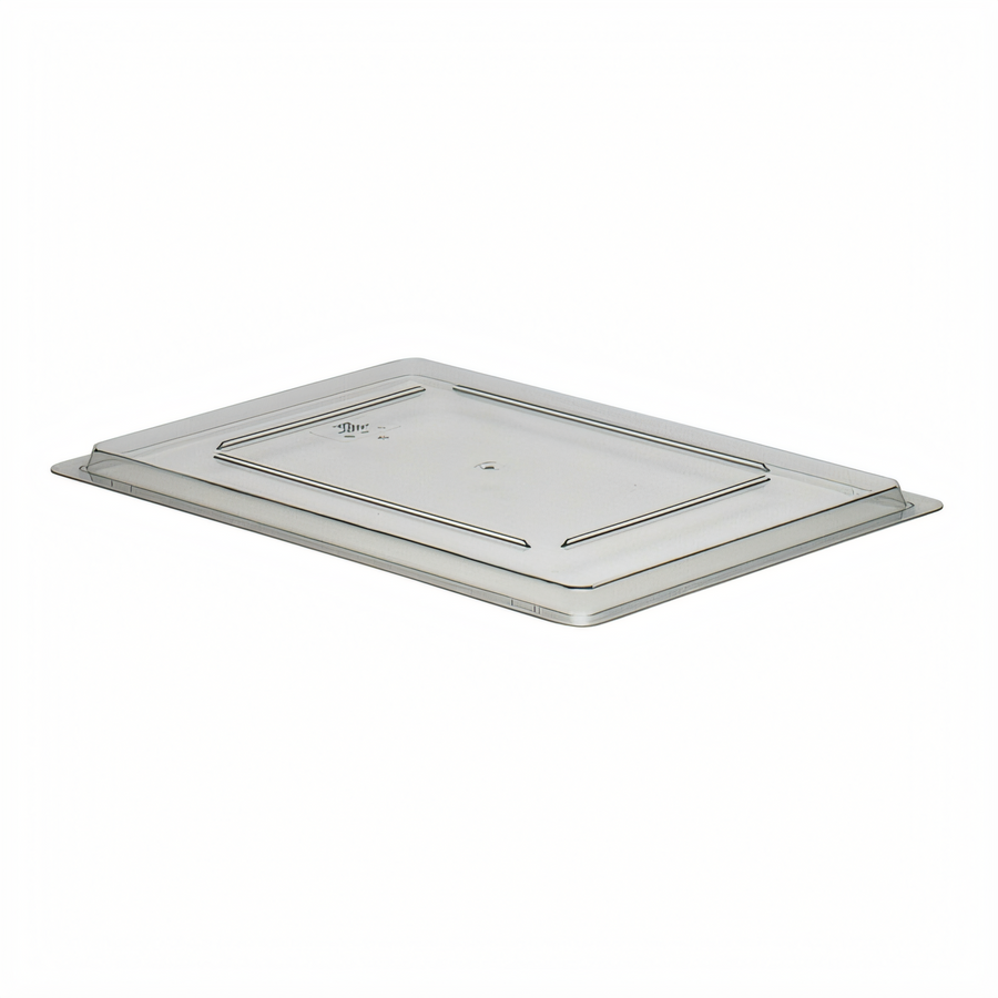 Product image #1 for Cambro Camwear Flat Clear Polycarbonate Food Storage Cover for 18 x 26 Food Boxes