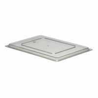 Cambro Camwear Flat Clear Polycarbonate Food Storage Cover for 18 x 26 Food Boxes