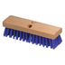 Thumbnail image #1 for Flo-Pac® 10-Inch Stiff Polypropylene Deck Scrub Brush Head with Hardwood Block, Blue