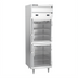 Thumbnail image #1 for Beverage-Air P-Series Dual Temp 1-Section Reach-In Refrigerator/Freezer, 18 Cu. Ft., Top-Mounted Self-Contained, Hinged Glass Half-Doors