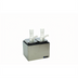 Thumbnail image #1 for San Jamar Countertop Double-Well Condiment Pump Service Center with 2 Ultra Pumps and Black Jars