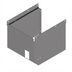 Thumbnail image #1 for John Boos Stainless Steel Splash Mount Apron for PBHS 9