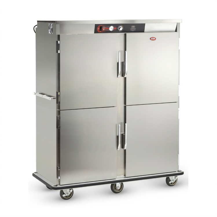 Product image #1 for BT-Series Electric Double-Door Banquet Cart Holding Cabinet for 160-200 Covered Plates