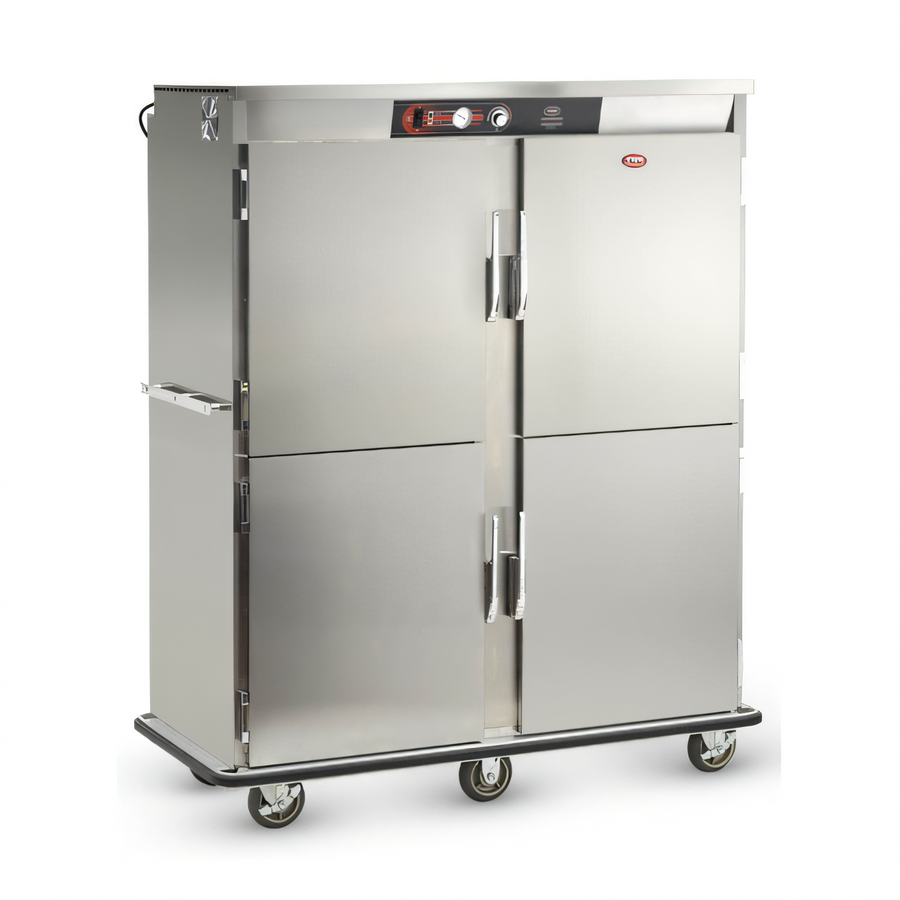 Product image #1 for BT-Series Electric Double-Door Banquet Cart Holding Cabinet for 160-200 Covered Plates