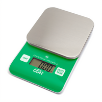 CDN Green Digital Precision Portion Control Food Scale with Removable Stainless Steel Platform, 2.2 lb Capacity
