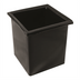 Thumbnail image #1 for Bar Maid Square Black Polyethylene Bottle Well / Drip Catcher