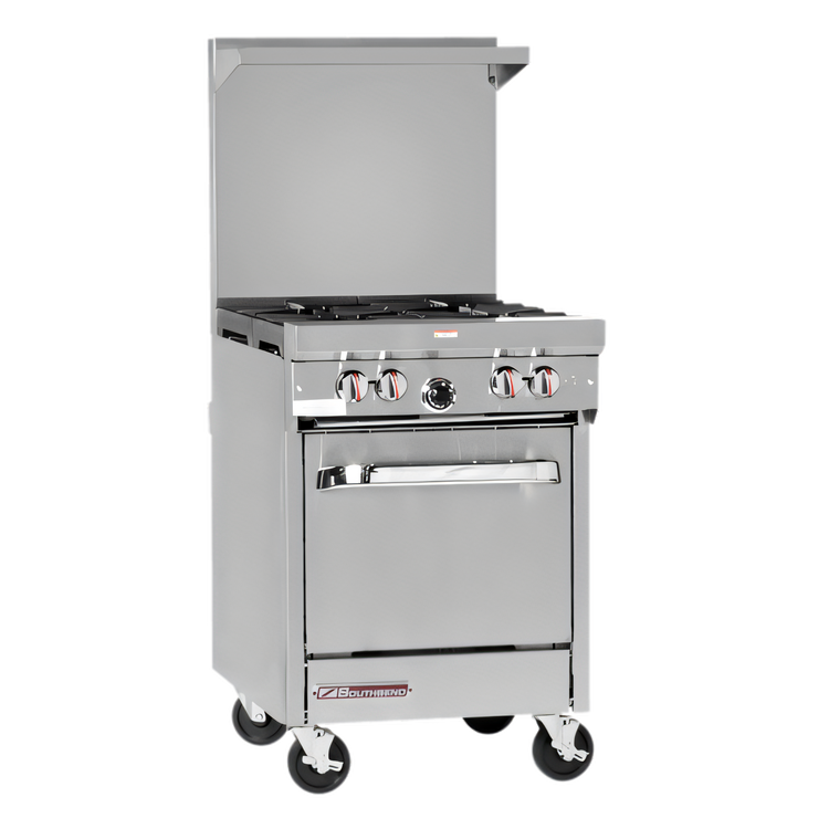 Product image #1 for Southbend S-Series 24-Inch Commercial Gas Range with 4 Open Burners and Cabinet Base