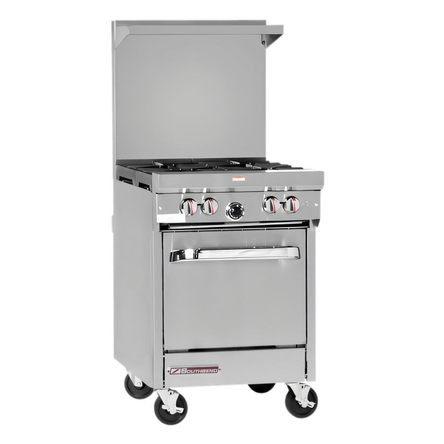 Product image #1 for Southbend S-Series 24-Inch Commercial Gas Range with 4 Open Burners and Cabinet Base