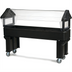 Thumbnail image #1 for SixStar 6-Foot Ice-Cooled Portable Food Bar with Legs, Black