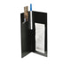 Thumbnail image #1 for Winco Black Double-Panel Guest Check Holder with Grooved Spine, 10 x 5-1/2 Inches