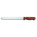 Thumbnail image #1 for Dexter Russell Traditional 13260 12-Inch Scalloped Slicer Knife, Stamped High-Carbon Steel, Rosewood Handle Case of 6