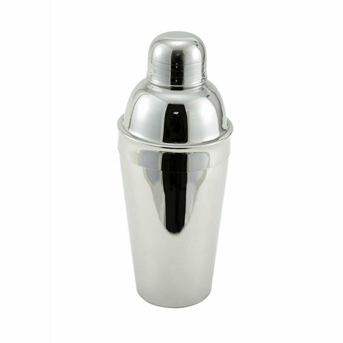 Product image #1 for Winco Deluxe 3-Piece Stainless Steel Cocktail Shaker Set, 16 oz.