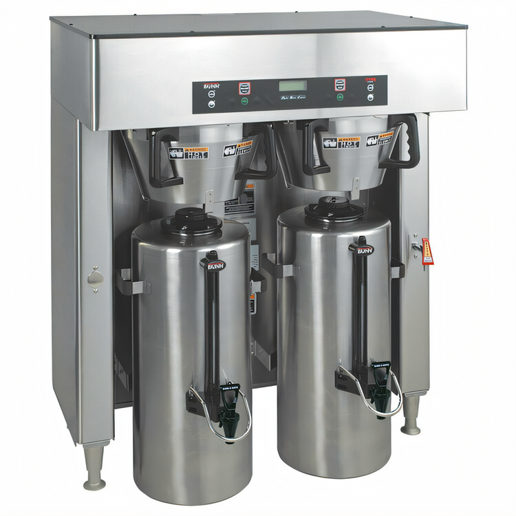 Product image #1 for BUNN Titan® Dual DBC Satellite Coffee Brewer, 34.3 Gallons per Hour, 120/208V, Plumbed