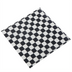 Thumbnail image #1 for American Metalcraft 12 Inch x 12 Inch Black Checkerboard Fry Paper Food Basket Liner