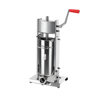 Elite Series Stainless Steel Manual Vertical Two-Speed Gear-Driven Sausage Stuffer, 5 kg / 11 lb. Capacity