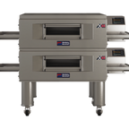 Thumbnail image #1 for Middleby Marshall X55G-2 Double-Deck Gas Conveyor Pizza Oven, 55-Inch Chamber, Reversible Belt, Floor Model
