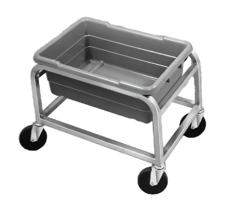 Product image #1 for Channel Manufacturing All-Welded Stainless Steel 1-Lug Top-Load Lug Rack with 5-Inch Swivel Stem Casters