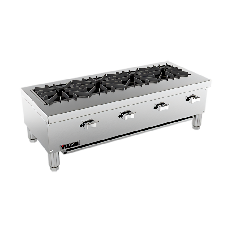 Product image #1 for Vulcan VCRR24 24-Inch Countertop Specialty Gas Hotplate with 2 Burners, 1 Drawer, Stainless Steel