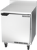 Thumbnail image #1 for Beverage-Air 27 Inch 1-Section Worktop Refrigerator with Solid Door and Foamed-In-Place Backsplash