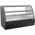 Thumbnail image #1 for Beverage-Air CDR6HC-1-B Refrigerated Deli/Bakery Display Case, Curved Glass Front, 21 Cu. Ft., Black