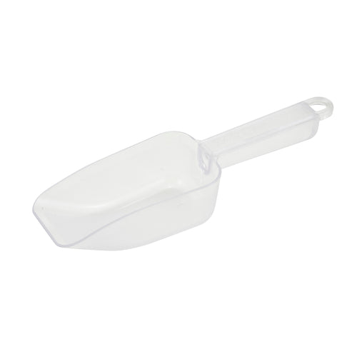 Product image #1 for Winco PS-10 10 Ounce Clear Polycarbonate Flat Bottom Utility Scoop