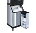 Thumbnail image #1 for Stainless Steel Ice Bagger Assembly with D-Model Bin Adapter and 250 Bags & Ties