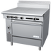 Thumbnail image #1 for Garland Cuisine Series 36-Inch Heavy-Duty Gas Combination Top Range with 18-Inch Even-Heat and Front-Fired Hot Tops, Standard Oven