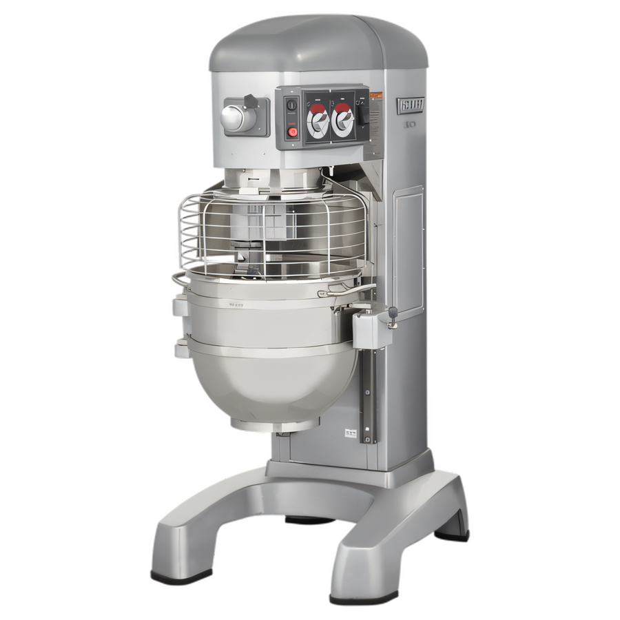 Product image #1 for Hobart Legacy+ 60-Quart Heavy-Duty Floor Planetary Mixer with Bowl, Flat Beater, Wire Whip, and Dough Hook