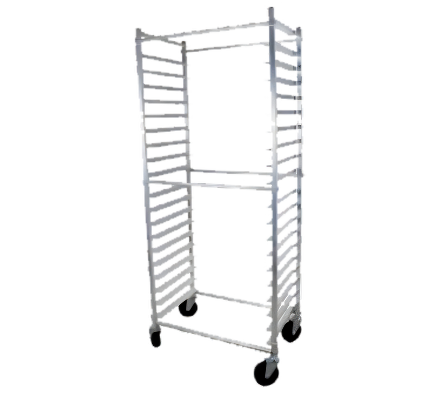 Product image #1 for John Boos Mobile Side-Loading Aluminum Bun Pan Rack, 20-Pan Capacity