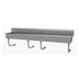 Thumbnail image #1 for Advance Tabco Multiwash Wall-Mounted Hand Wash Sink, 100-Inch Wide, 5 Faucet Hole Sets