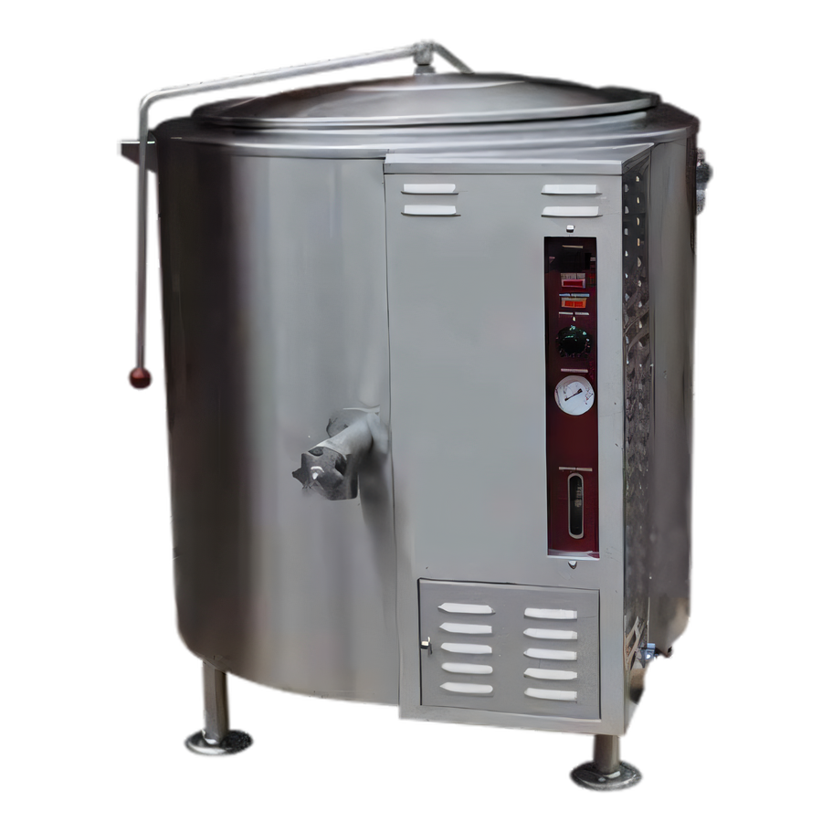 Product image #1 for Crown GL-60FE 60 Gallon Full-Jacket Gas Stationary Steam Kettle