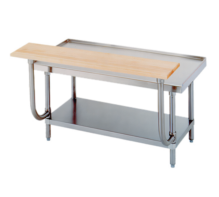 Product image #1 for Advance Tabco 48-Inch Wood Cutting Board for Equipment Stands, Adjustable Height