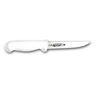 Admiral Craft Advantage Series 6-1/4 Inch Wide Stiff Boning Knife with White Polypropylene Handle