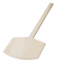 American Metalcraft 11 x 11-Inch Square Wood Pizza Peel, 39-Inch Overall Length
