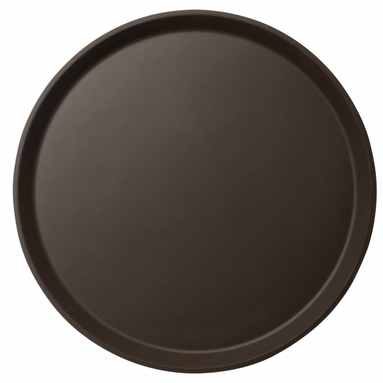 Product image #1 for Cambro Camtread 11-Inch Round Non-Skid Fiberglass Serving Tray, Tavern Tan