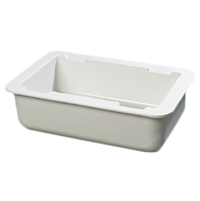 Coldmaster 1/1 Full-Size 6-Inch Deep Refrigerant Gel Insulated Cold Pan, White