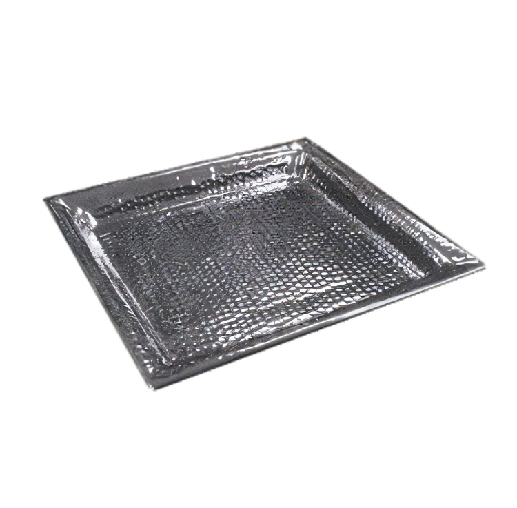 Product image #1 for American Metalcraft 16-Inch Square Hammered Stainless Steel Serving Tray