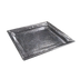 Thumbnail image #1 for American Metalcraft 16-Inch Square Hammered Stainless Steel Serving Tray