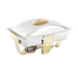 Thumbnail image #1 for Vollrath Maximillian Steel Rectangular Stainless Steel Water Pan for Full-Size 9-Quart Chafers