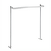 Thumbnail image #1 for Klinger's Trading 72-Inch Adjustable U-Shaped Table-Mounted Pot Rack with Double-Prong Hooks