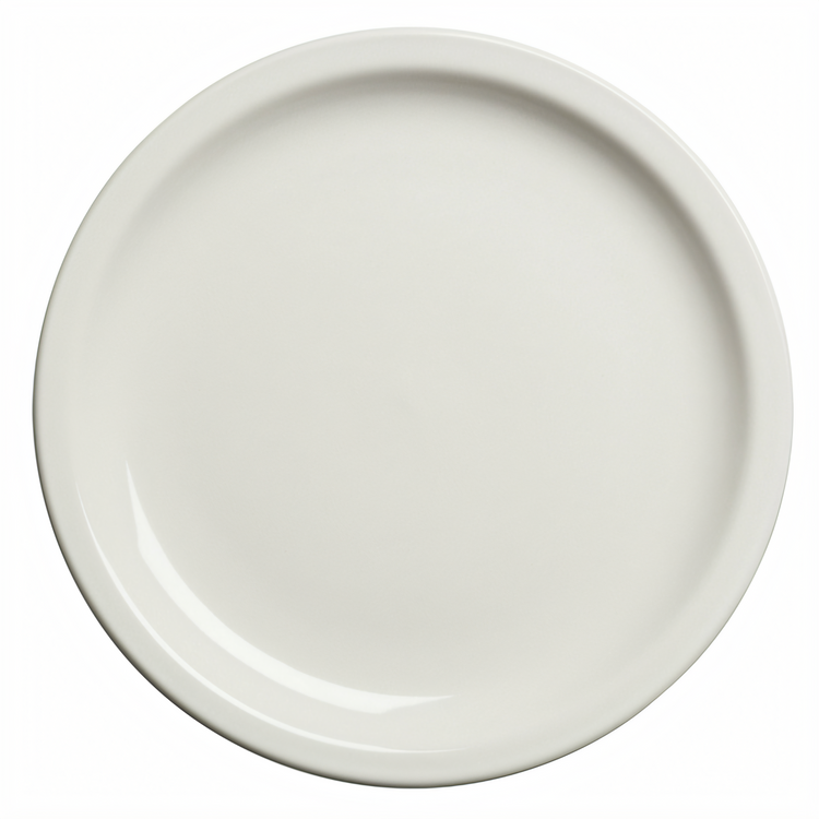 Product image #1 for Cambro Camwear Classic White 9-Inch Round Ceramic Plate