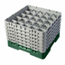 Thumbnail image #2 for Cambro Camrack® Full Size 25-Compartment Glass Rack with 6 Extenders, Sherwood Green