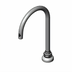 Thumbnail image #1 for T&S Brass Low-Lead Swivel Deck-Mount Gooseneck Spout with Plain End Outlet, 2.0 GPM